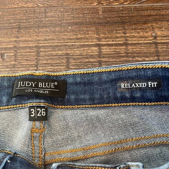 JUDY BLUE RELAXED FIT MID RISE STYLE JB82103MD SIZE 3/26 - Picture 7 of 10